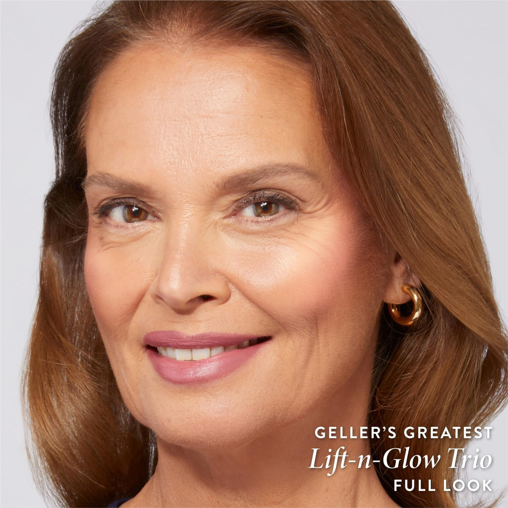 LAURA GELLER NEW YORK Geller's Greatest Lift-n-Glow Baked Trio Palette - Highlighter, Blush, Bronzer - All Skin Tones - TrustMedUSA