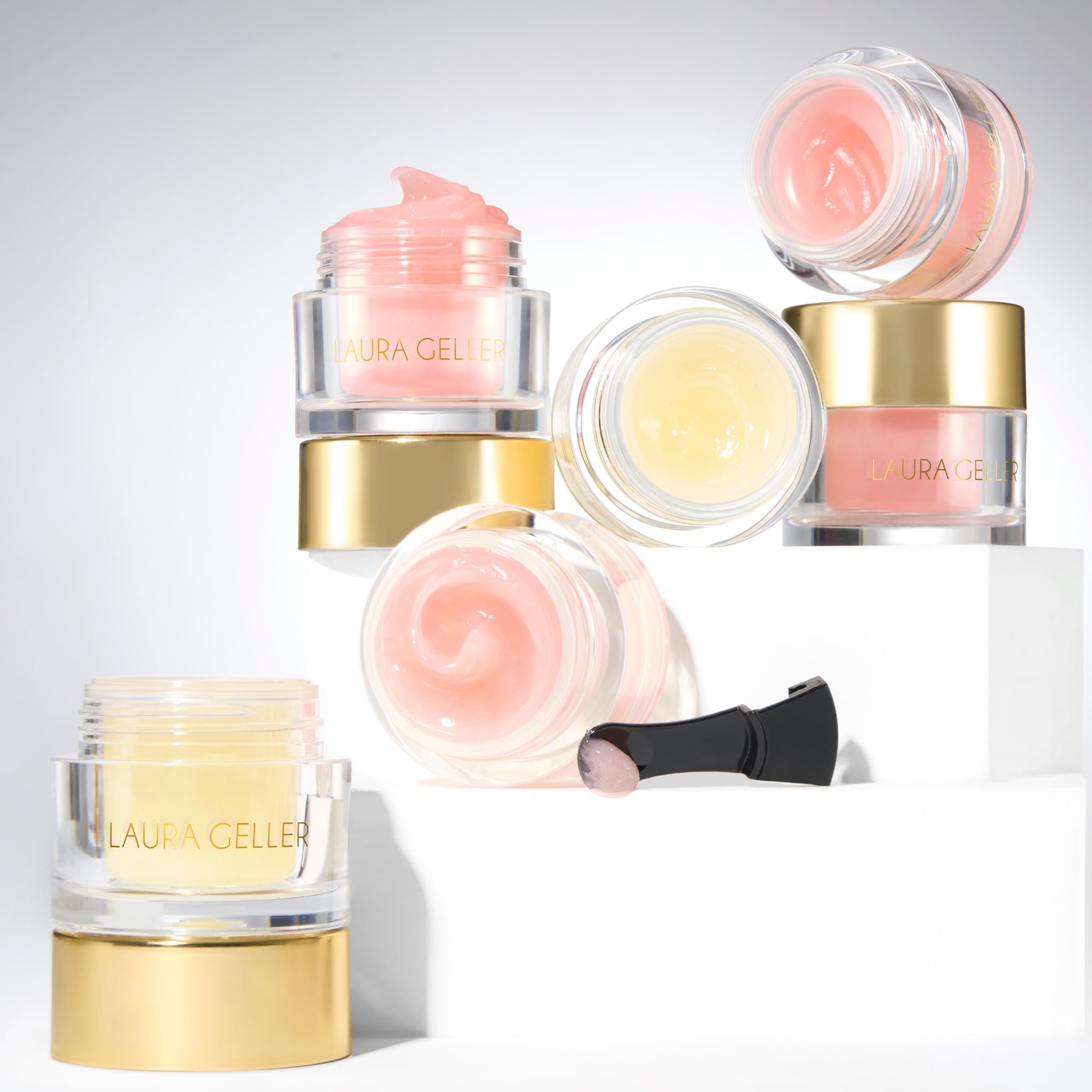 LAURA GELLER NEW YORK Hydrating Lip Mask – Deep Moisture Lip Treatment for Dry, Chapped Lips with Jojoba Oil & Shea Butter – Includes Applicator – Lavender - TrustMedUSA