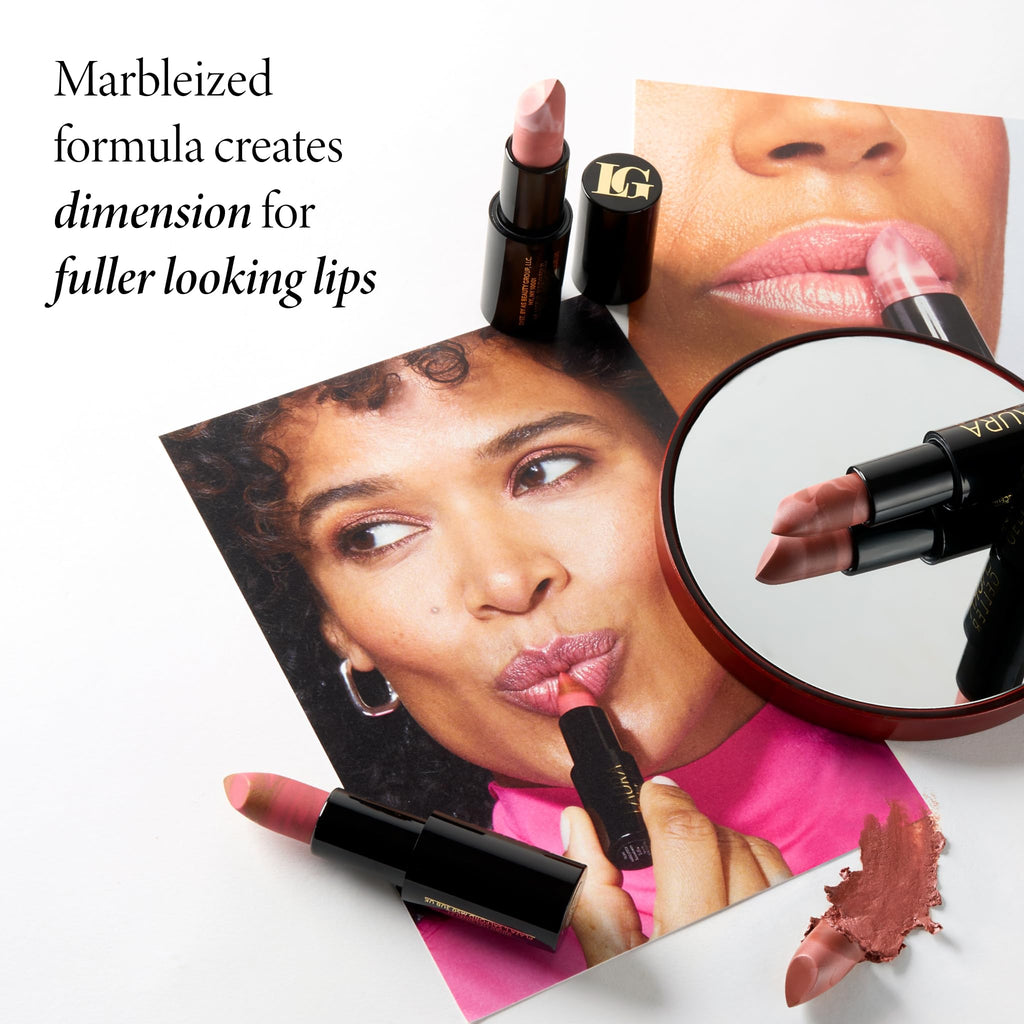 LAURA GELLER NEW YORK Italian Marble Sheer Lipstick - Al Fresco - Hydrating & Lightweight - Vitamin E & Caster Seed Oil - Cream Finish - TrustMedUSA