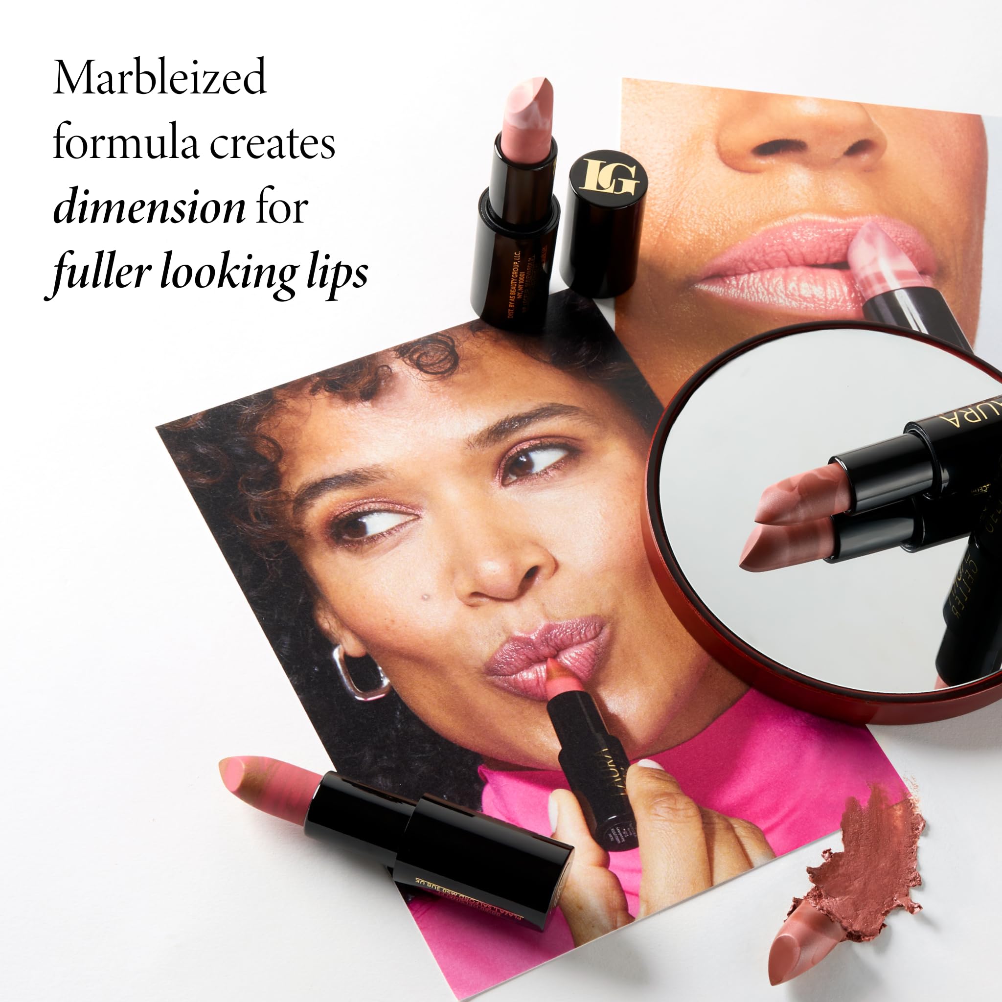 LAURA GELLER NEW YORK Italian Marble Sheer Lipstick - Al Fresco - Hydrating & Lightweight - Vitamin E & Caster Seed Oil - Cream Finish - TrustMedUSA