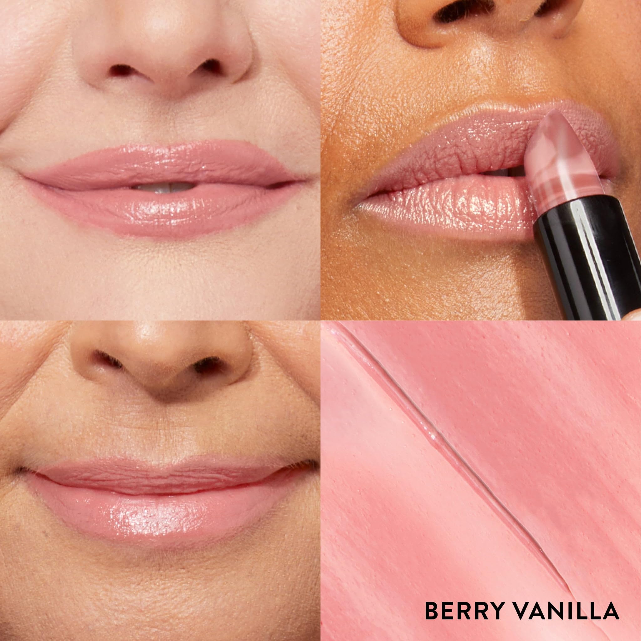 LAURA GELLER NEW YORK Italian Marble Sheer Lipstick - Berry Vanilla - Hydrating & Lightweight - Vitamin E & Caster Seed Oil - Cream Finish - TrustMedUSA