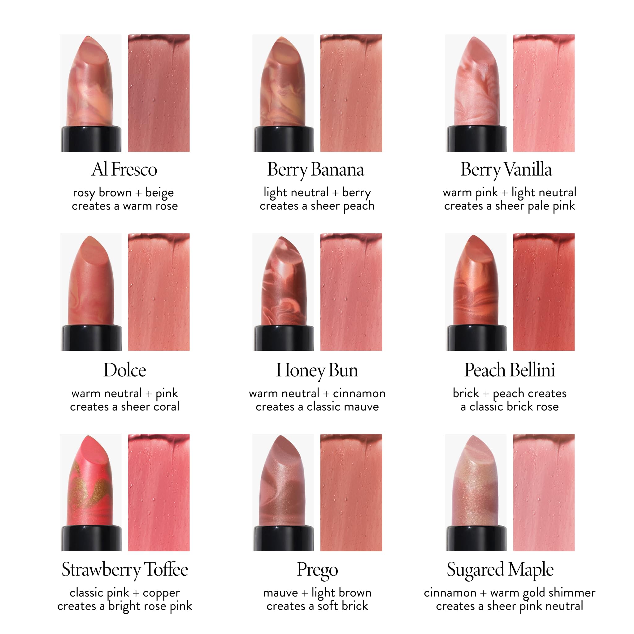 LAURA GELLER NEW YORK Italian Marble Sheer Lipstick - Berry Vanilla - Hydrating & Lightweight - Vitamin E & Caster Seed Oil - Cream Finish - TrustMedUSA
