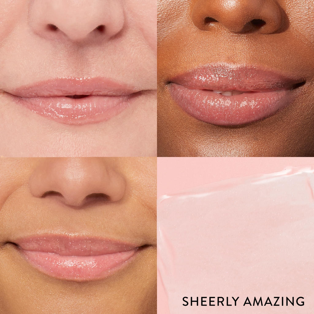 LAURA GELLER NEW YORK Jelly Balm Moisturizing Tinted Lip Balm - Sheerly Amazing - Hydrating Vitamin E - Semi-Shine Finish - TrustMedUSA
