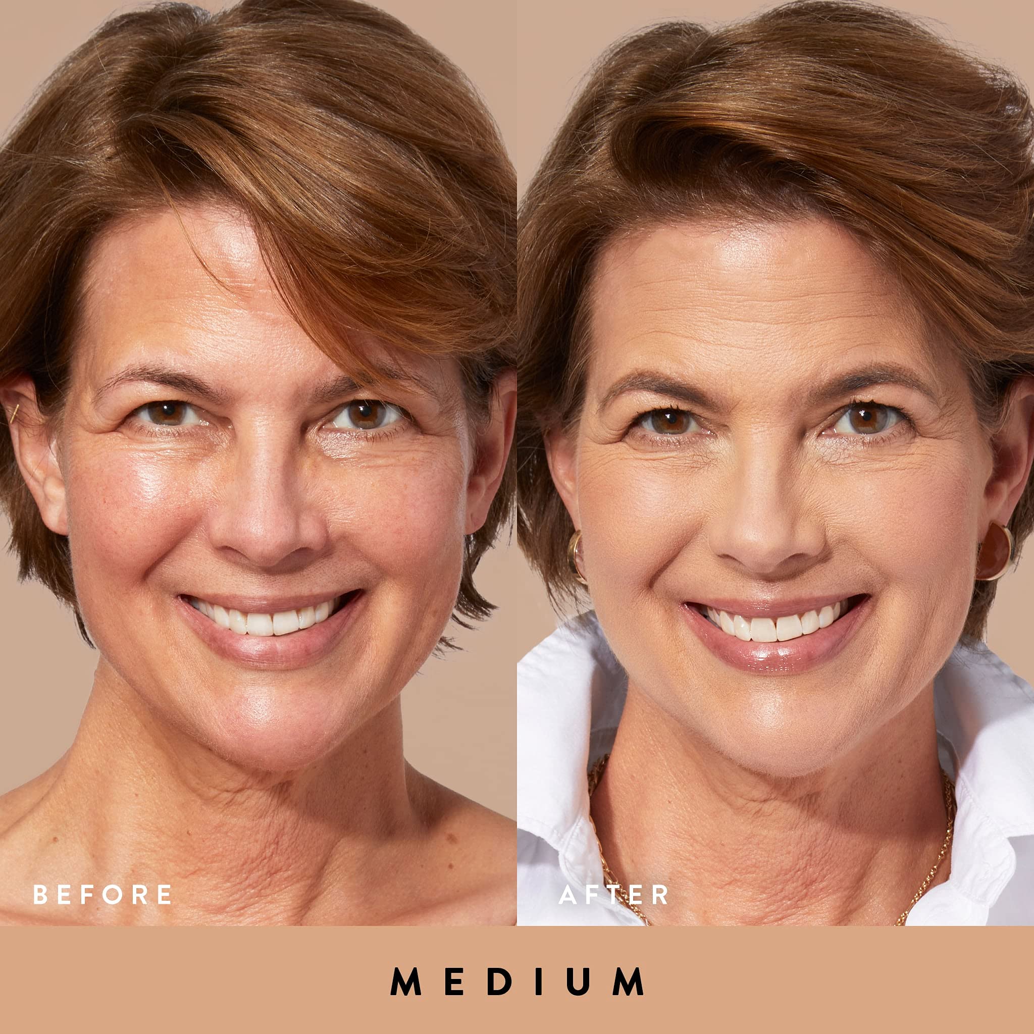 LAURA GELLER NEW YORK Quench-n-Tint Tinted Moisturizer - Sheer to Light Buildable Coverage - Natural Glow Finish - Lightweight Formula with Hyaluronic Acid, 04 Medium - TrustMedUSA