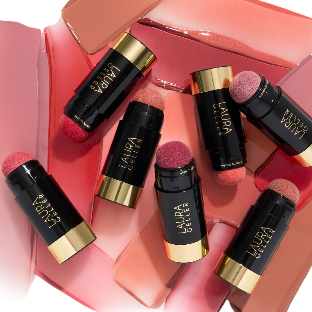 LAURA GELLER NEW YORK Serum Blush Tint, Lightweight Liquid Blush for Cheeks, Weightless Watercolor Sheer Finish, Practical Pink - TrustMedUSA