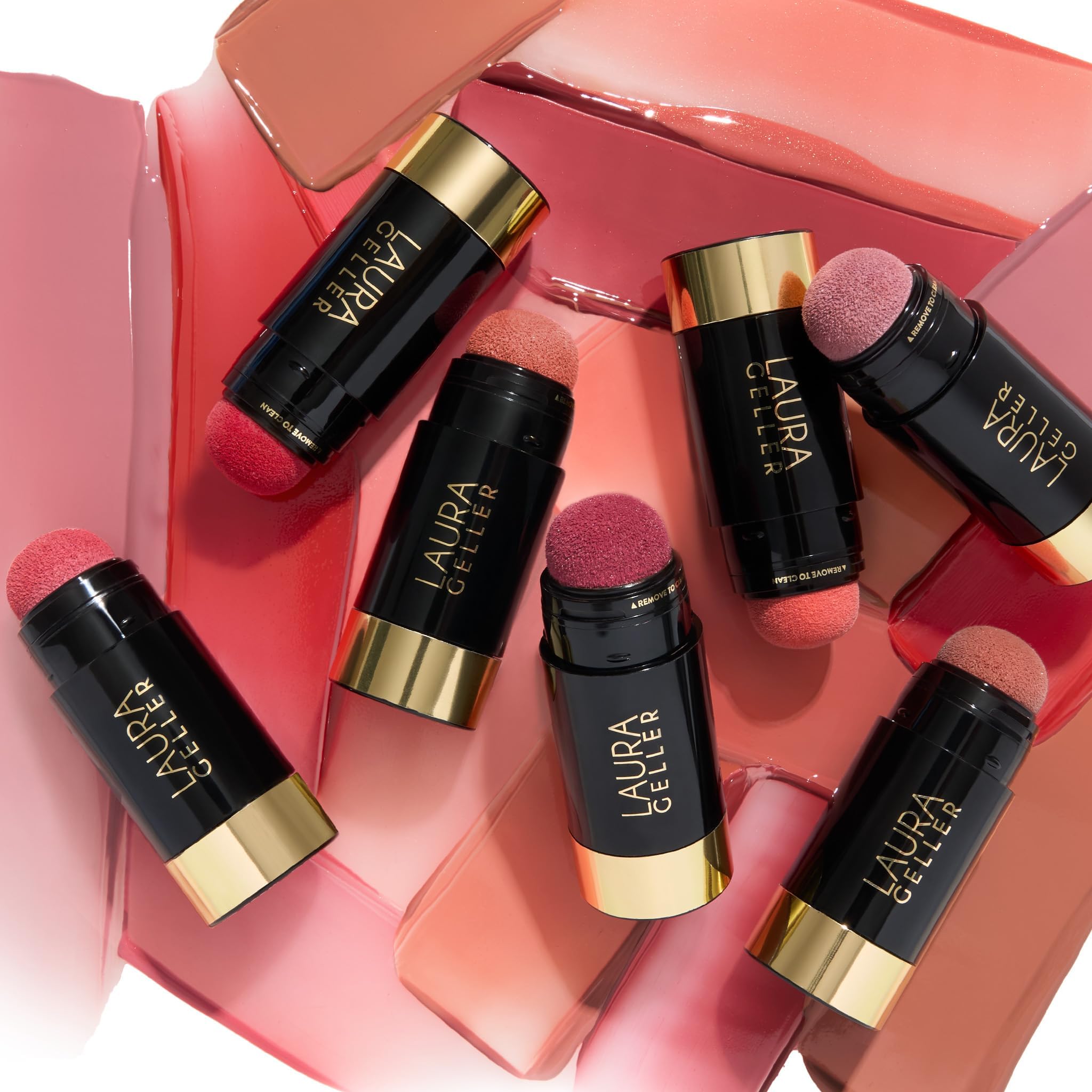 LAURA GELLER NEW YORK Serum Blush Tint, Lightweight Liquid Blush for Cheeks, Weightless Watercolor Sheer Finish, Practical Pink - TrustMedUSA