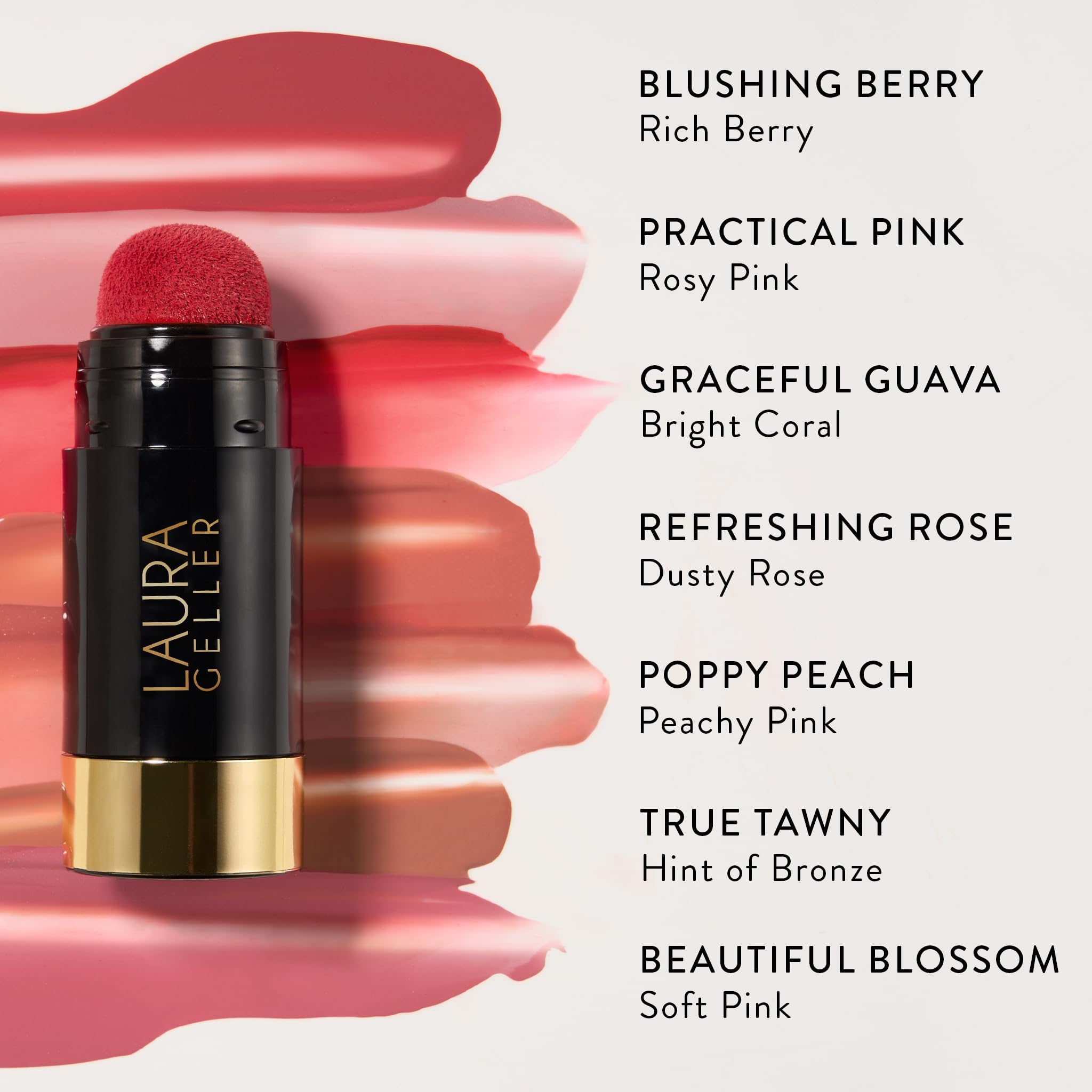 LAURA GELLER NEW YORK Serum Blush Tint, Lightweight Liquid Blush for Cheeks, Weightless Watercolor Sheer Finish, Practical Pink - TrustMedUSA
