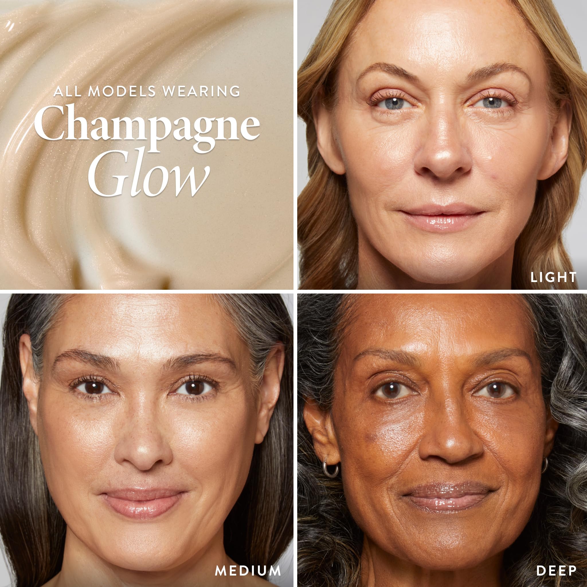 LAURA GELLER NEW YORK Spackle Primer - Champagne Glow - Super-Size 2 Fl Oz - Hyaluronic Acid Makeup Primer for Mature Skin - Maple Wellness Supplements