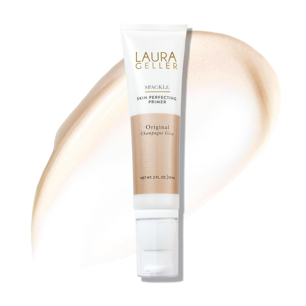 LAURA GELLER NEW YORK Spackle Primer - Champagne Glow - Super-Size 2 Fl Oz - Hyaluronic Acid Makeup Primer for Mature Skin - Maple Wellness Supplements