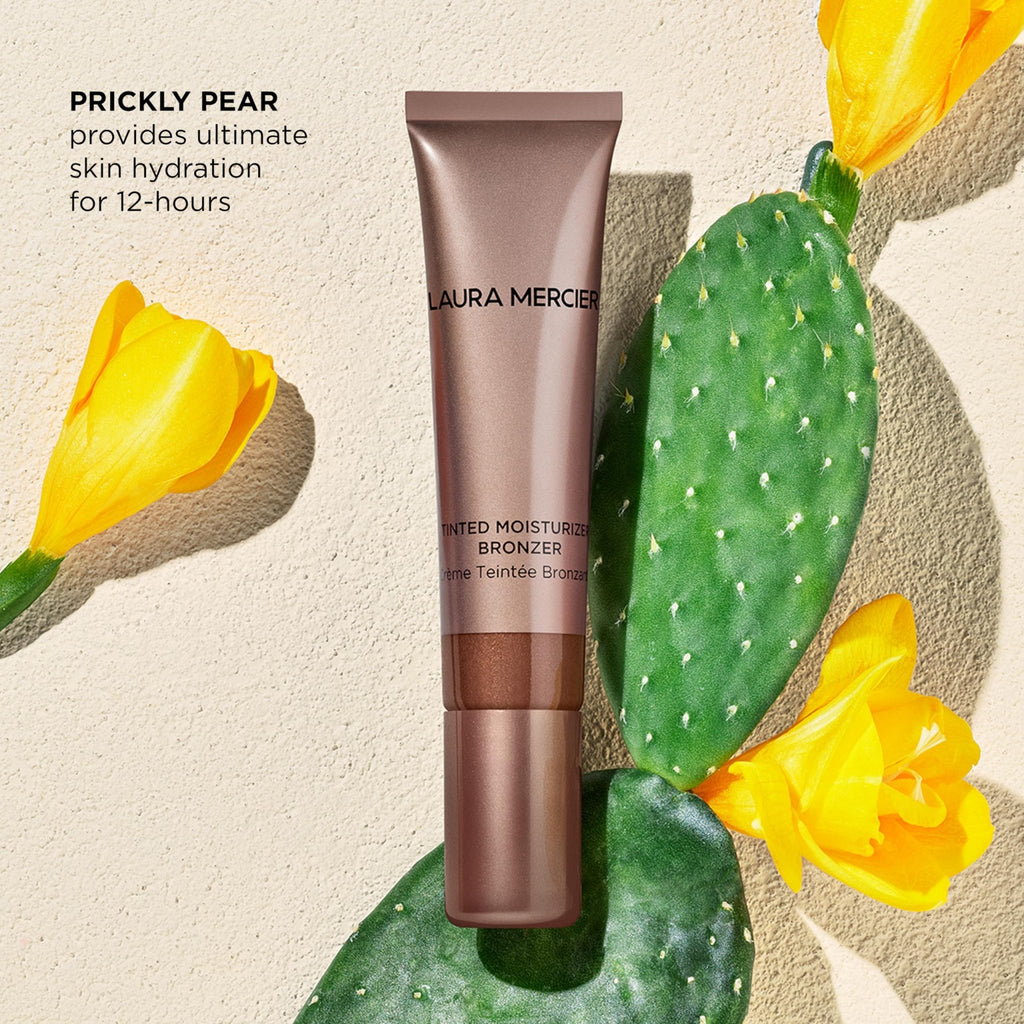 Laura Mercier Tinted Moisturizer Bronzer: Long Lasting Sheer Cream Bronzer, Weightless, Buildable Coverage, 12 HR Hydrating Wear, Non-Comedogenic, 6 Shades for All Skin Tones, Sundrop - TrustMedUSA