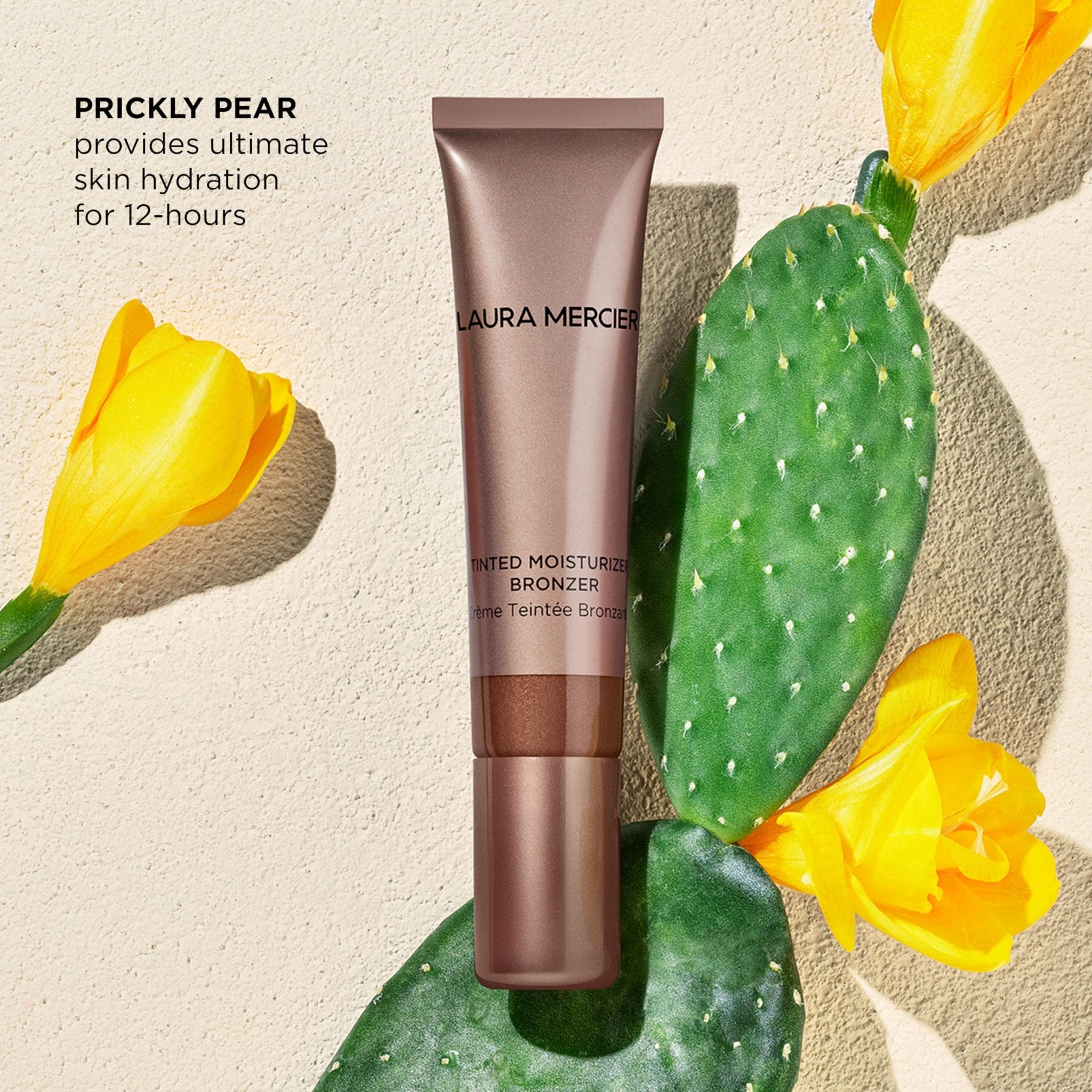 Laura Mercier Tinted Moisturizer Bronzer: Long Lasting Sheer Cream Bronzer, Weightless, Buildable Coverage, 12 HR Hydrating Wear, Non-Comedogenic, 6 Shades for All Skin Tones, Sundrop - TrustMedUSA