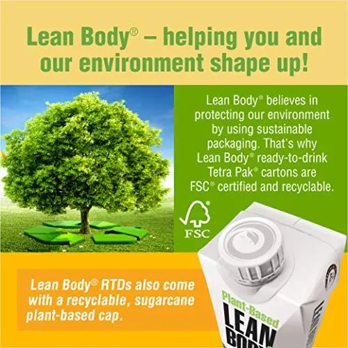 Lean Body Ready-to-Drink, Plant-Based Vegan Vanilla Caramel Protein Shake, 30g Protein - TrustMedUSA
