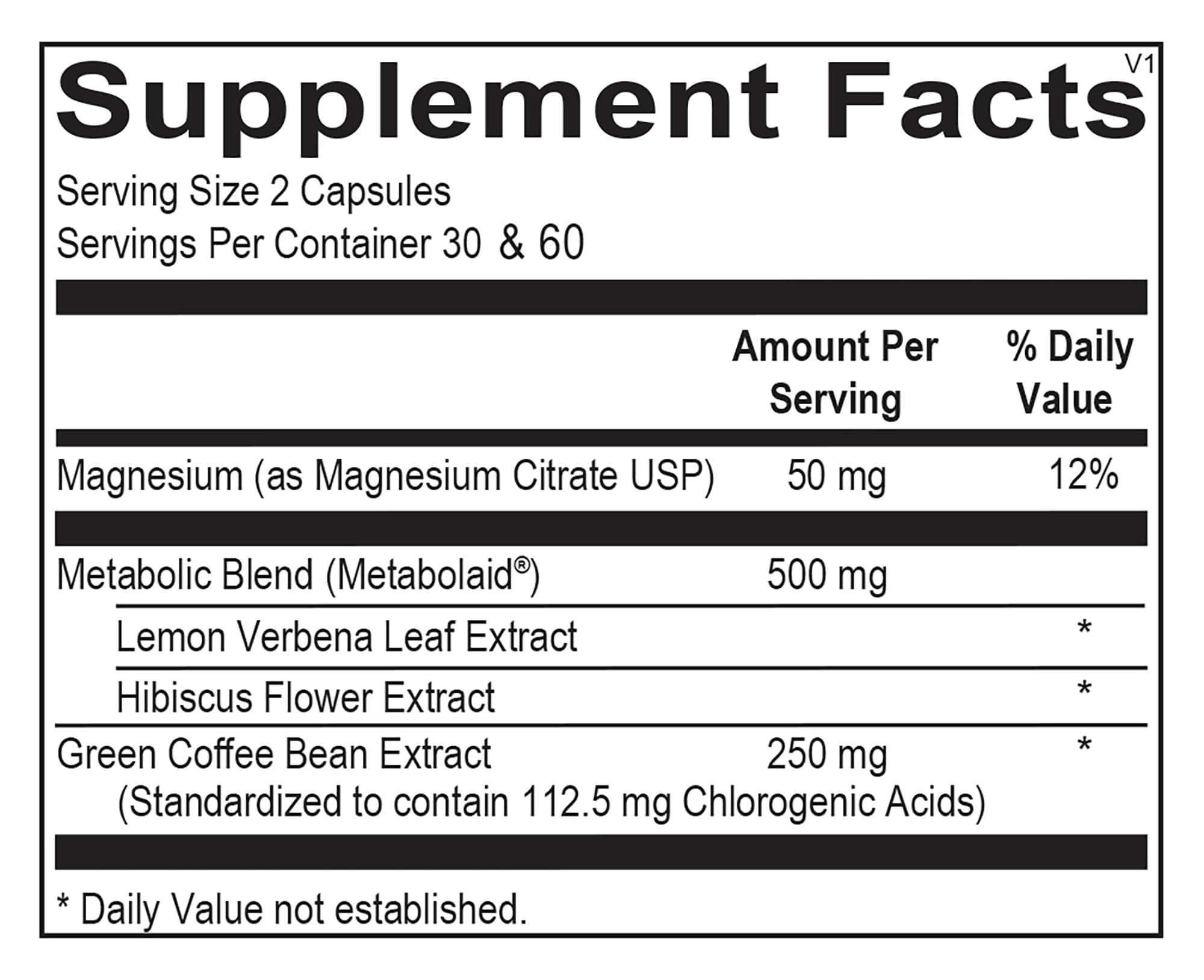 Lean-N-Wise Digestion & Energy Support with Green Coffee Bean, Hibiscus, Lemon Verbena & Magnesium Citrate | Plant-Based Formula for Daily Wellness (60 Capsules) - TrustMedUSA