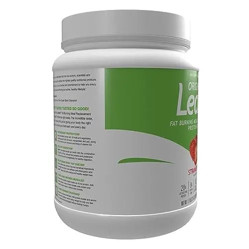 Lean1 Strawberry, 15 Serving tub, Fat Burning Meal Replacement by Nutrition53 - TrustMedUSA