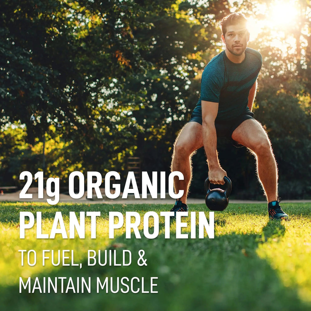 LeanFit Organic Plant-Based Protein, Natural Vanilla Flavor, 21g Vegan Protein, 19 Servings - TrustMedUSA