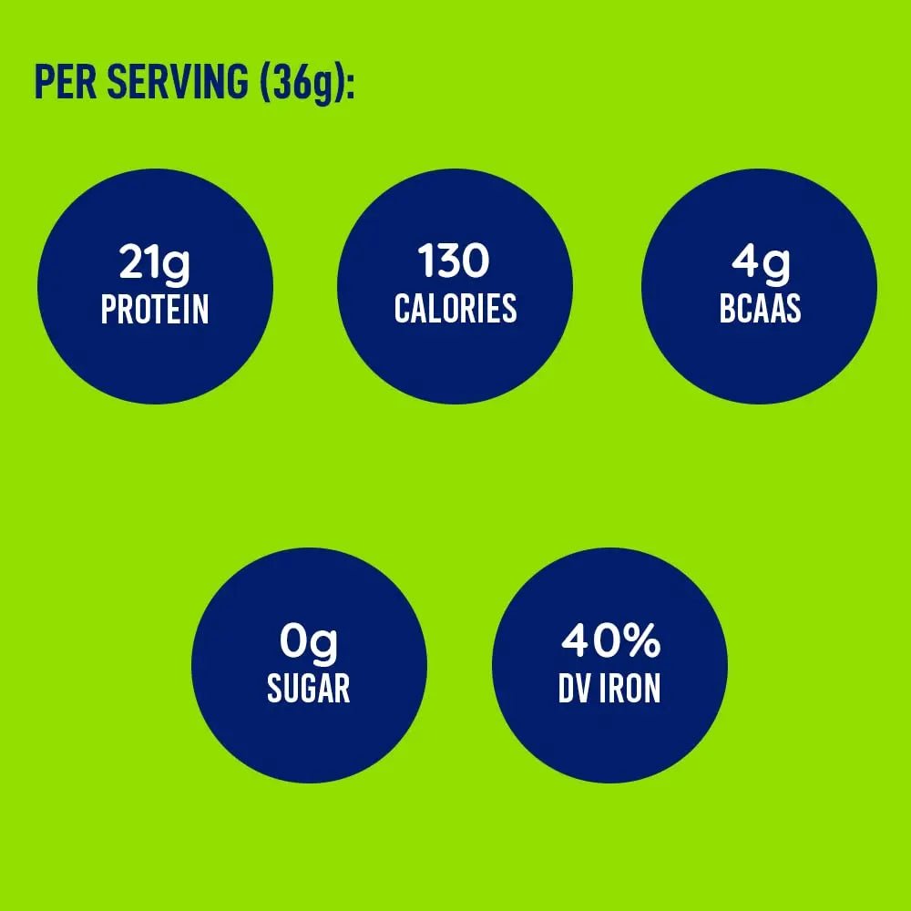 LeanFit Organic Plant-Based Protein, Natural Vanilla Flavor, 21g Vegan Protein, 19 Servings - TrustMedUSA