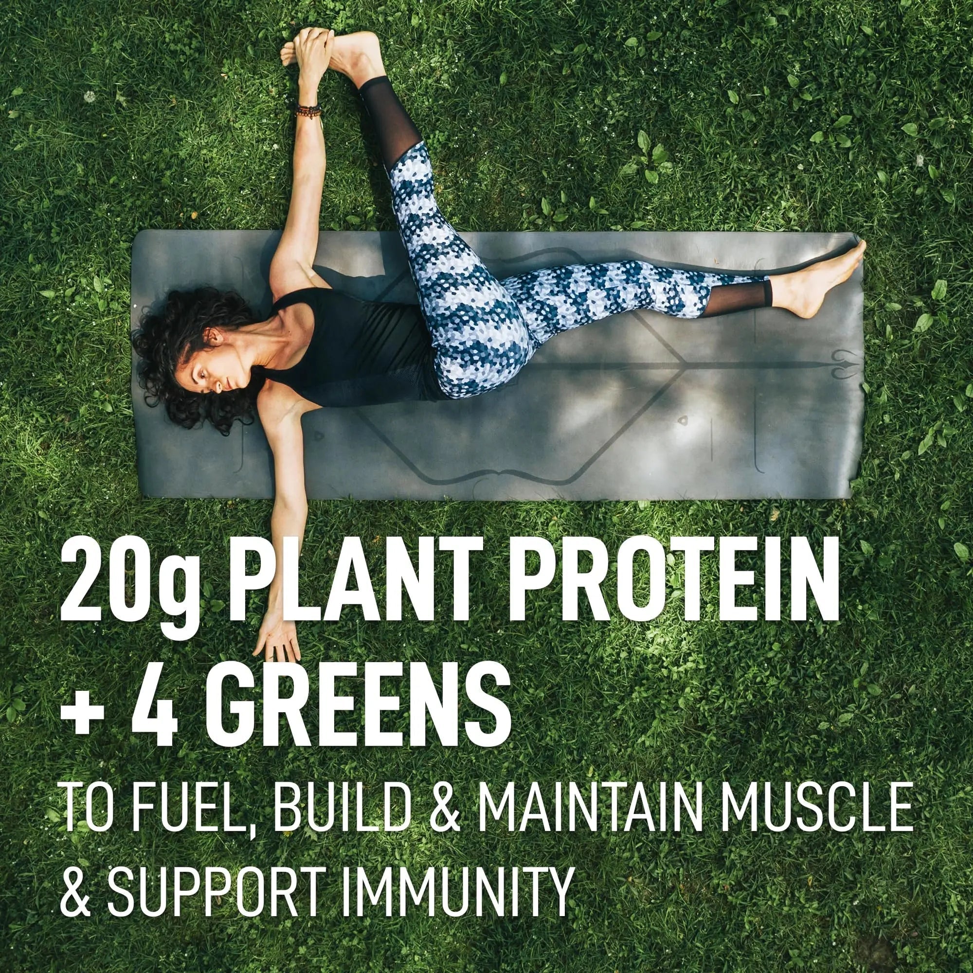 LeanFit Plant-Based Protein & Greens, Natural Berry, 20g Protein, 19 Servings, 1.25 Pound - TrustMedUSA