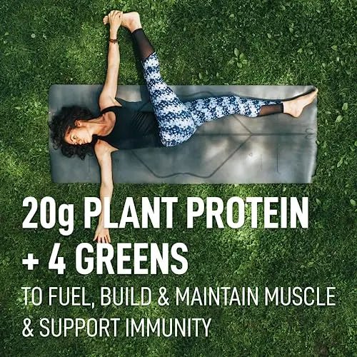 LeanFit Plant-Based Protein & Greens Natural Vanilla – 20g Plant Protein + 4 Leafy Greens - TrustMedUSA