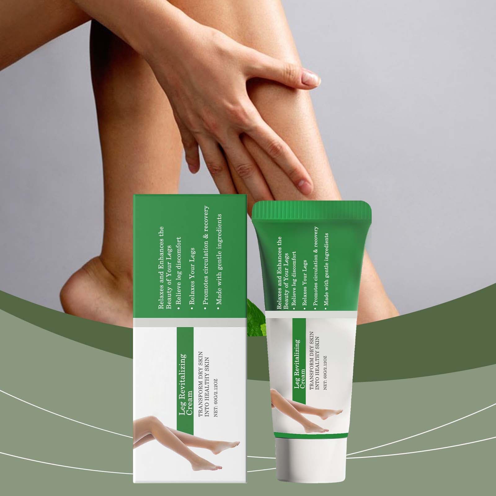Leg Relief Cream Improves The Feeling Of Soreness And Swelling. Daily Muscle And Joint Care Massage Cream Is Suitable For Sedentary People In The Office To Reli - TrustMedUSA