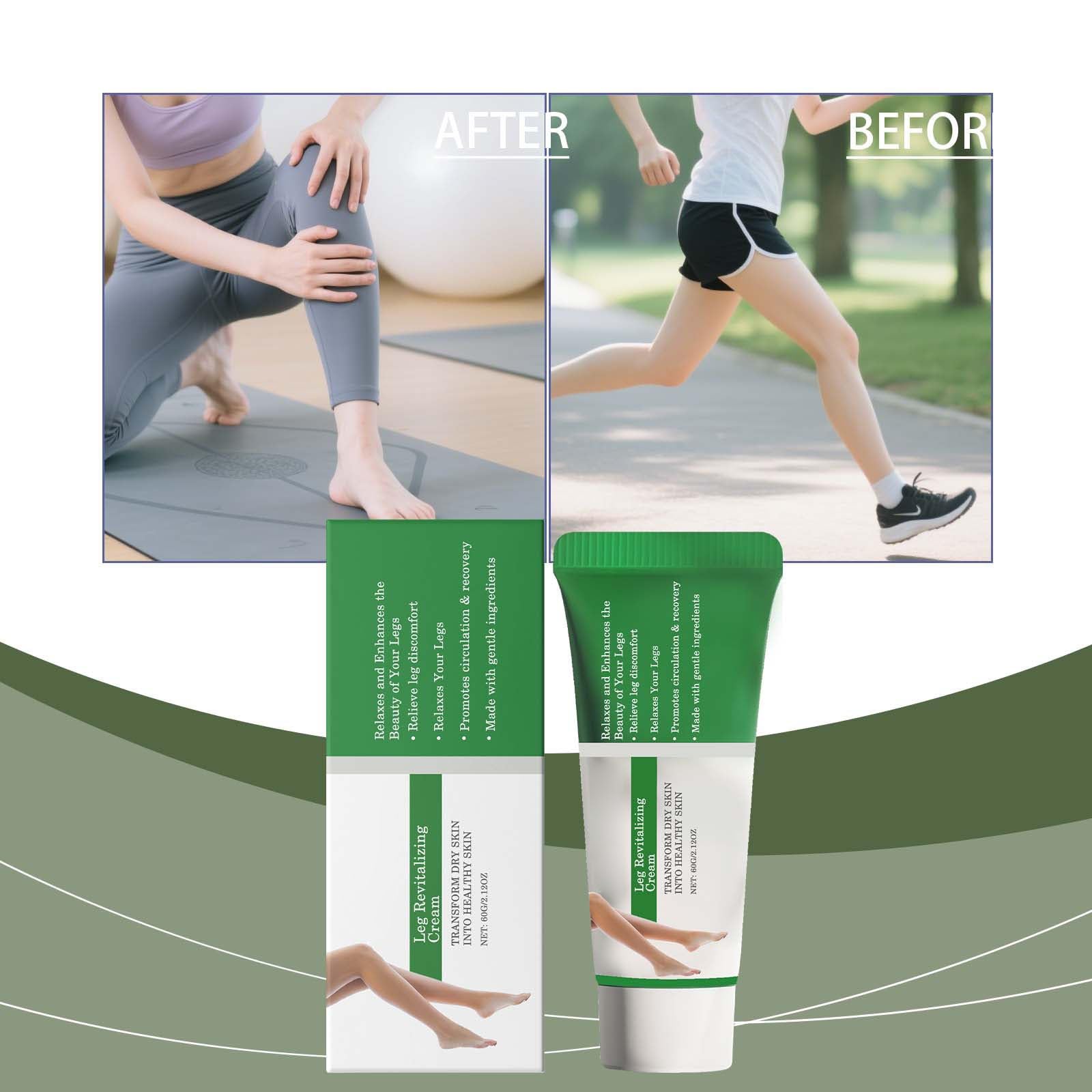 Leg Relief Cream Improves The Feeling Of Soreness And Swelling. Daily Muscle And Joint Care Massage Cream Is Suitable For Sedentary People In The Office To Reli - TrustMedUSA