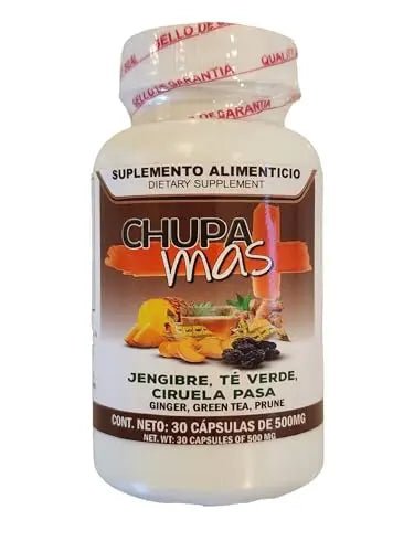Lenico Comercializadora ChupaMas 60 Capsules Ginger, Green Tea, Prune, Artichoke - TrustMedUSA