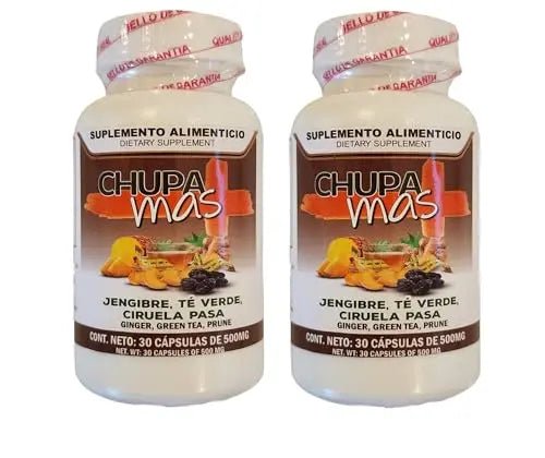 Lenico Comercializadora ChupaMas 60 Capsules Ginger, Green Tea, Prune, Artichoke - TrustMedUSA
