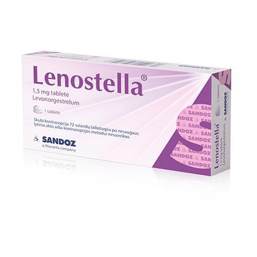 Lenostella - 1.5mg - 1 Tab - 72 hours Emergency Contraception Pill - TrustMedUSA