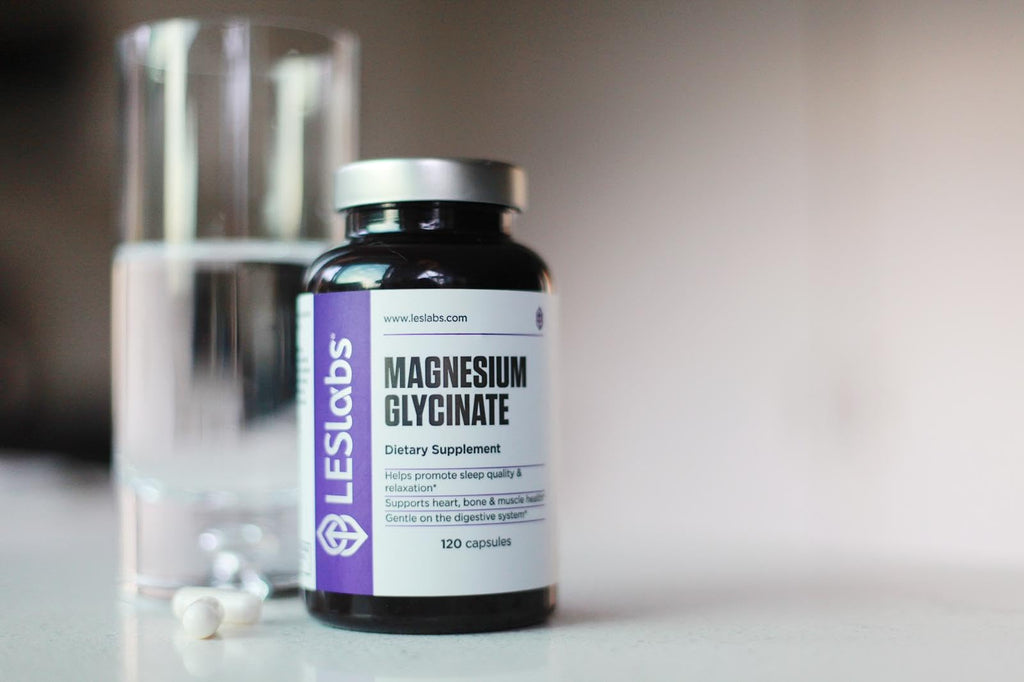 LES Labs Magnesium Glycinate – Supports Restful Sleep, Heart Health, Stress Relief, Metabolism, Nerve & Muscle Function, Gentle on The Digestive System – Non-GMO Supplement – 120 Capsules - TrustMedUSA