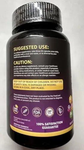 LetaGreen Irish Sea Moss Capsules – 120 Wildcrafted Sea Moss Pills with Black Seed Oil - TrustMedUSA