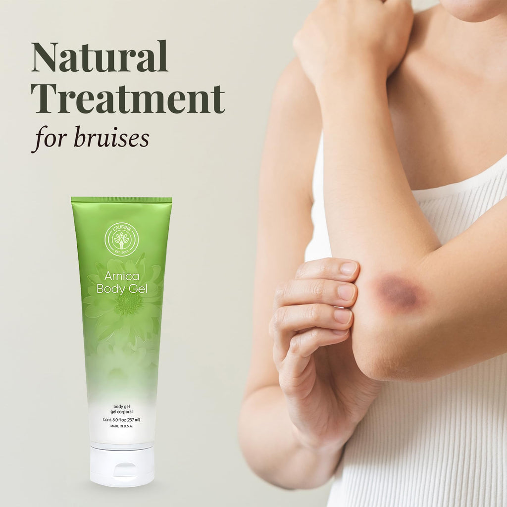 L’EUDINE Arnica Gel – Pack of 3 – Extra Strength for Bruise Relief, Wonder-Plant for Treating Muscle Soreness, Bruising, and Swelling - Fast Absorbing, Natural Formula - TrustMedUSA