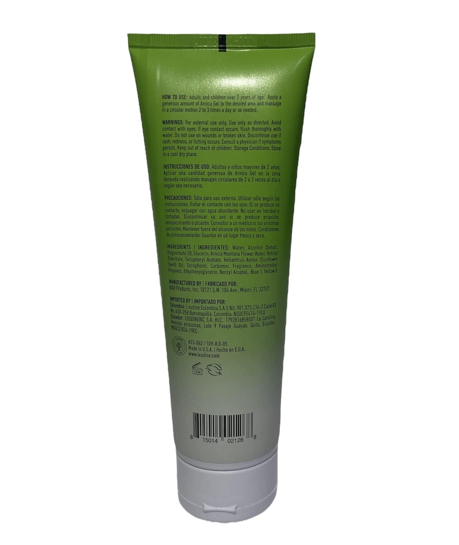 L’EUDINE Arnica Gel – Pack of 3 – Extra Strength for Bruise Relief, Wonder-Plant for Treating Muscle Soreness, Bruising, and Swelling - Fast Absorbing, Natural Formula - TrustMedUSA