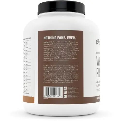 Levels Grass Fed 100% Whey Protein, No GMOs, Chocolate Peanut Butter, 5LB - TrustMedUSA