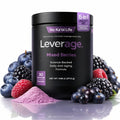 Leverage Mixed Berries Anti–Aging Supplement & Longevity Mix - Daily Wellness Multivitamin Powder with Hyaluronic Acid, L-Glycine & Magnesium for Skin, Energy, Cognitive Function & Joint–30 Servings - TrustMedUSA