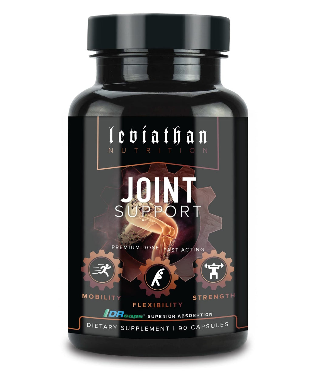 Leviathan Nutrition Joint Support | Helps Repair & Restore Joints for Comfort Mobility, Flexibility, Strength & Joint Health with Boswellia for Hands Back Knee and Joints for Men & Women - 90 Capsules - TrustMedUSA