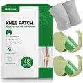 Leytearoo Knee Paches, 48PCS Herbal Knee Patch,Pain Relief Patches,One Pair Knee Sleeves,Long Lasting Relief of Joint - TrustMedUSA
