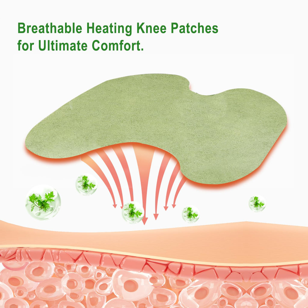 Leytearoo Knee Paches, 48PCS Herbal Knee Patch,Pain Relief Patches,One Pair Knee Sleeves,Long Lasting Relief of Joint - TrustMedUSA