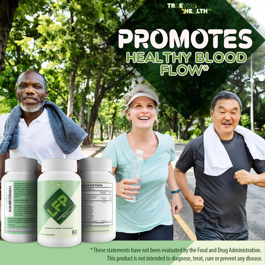 LFP - Lymphatic Formula Pro 2000 Immune Support & Probiotic - Lymphatic Support Supplement to Promote Healthy Immune System & Lymphatic Function - Aid Immune Response, Gut Health, & Overall Health - TrustMedUSA