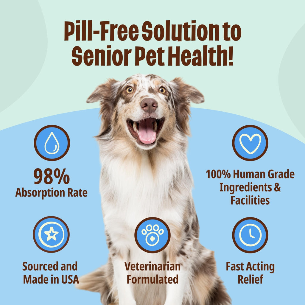 Licks Pill-Free Dog Joint and Heart - Glucosamine & Omega 3 Fish Oil Supplement for Dogs - Inflammation Supplements for Joint Support - Gel Packets - 30 Use - TrustMedUSA