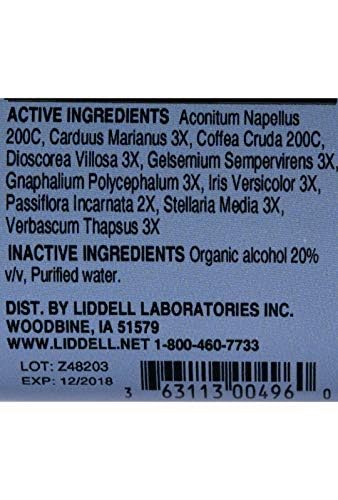 Liddell Homeopathic Tension Headache, 1 Ounce - TrustMedUSA