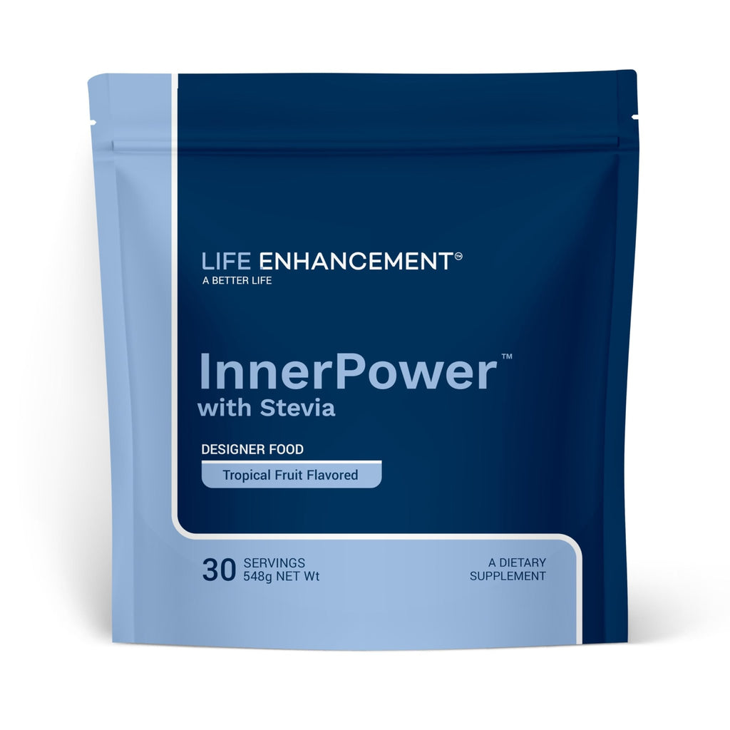 Life Enhancement InnerPower with Stevia |Amino Acids, B Vitamins, Choline, Folate, Minerals, and More | 30 Servings - TrustMedUSA