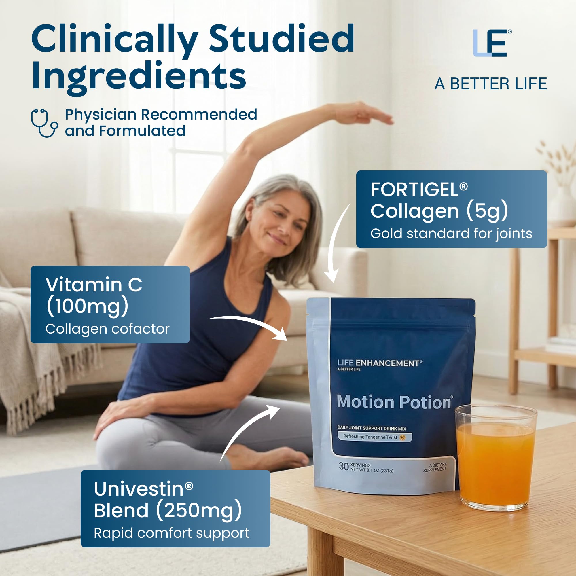 Life Enhancement Motion Potion Joint Support Drink Supplement - TrustMedUSA