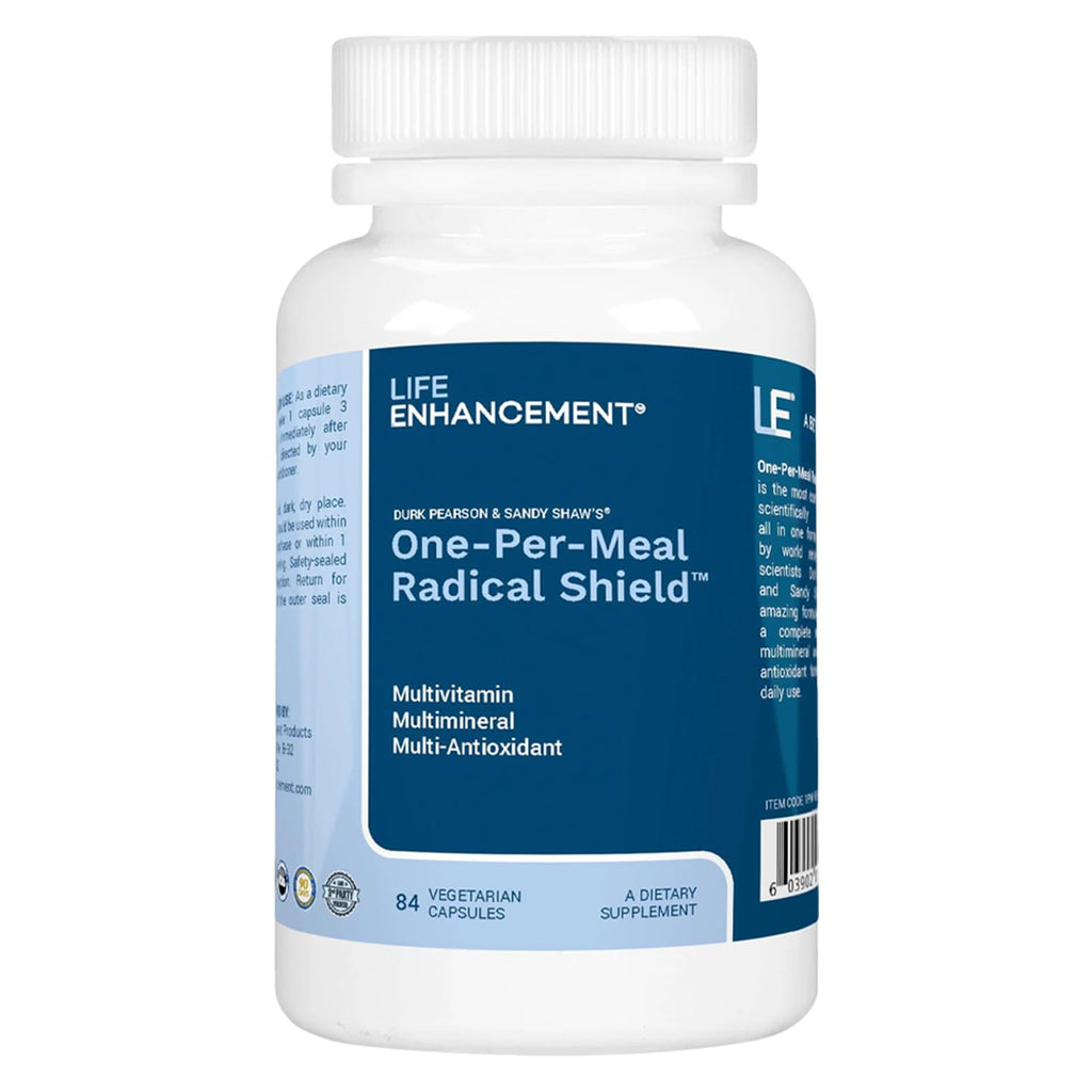Life Enhancement One-Per-Meal Radical Shield - Multi-Antioxidant, Multivitamin and Multimineral Supplement - 84 Servings - TrustMedUSA
