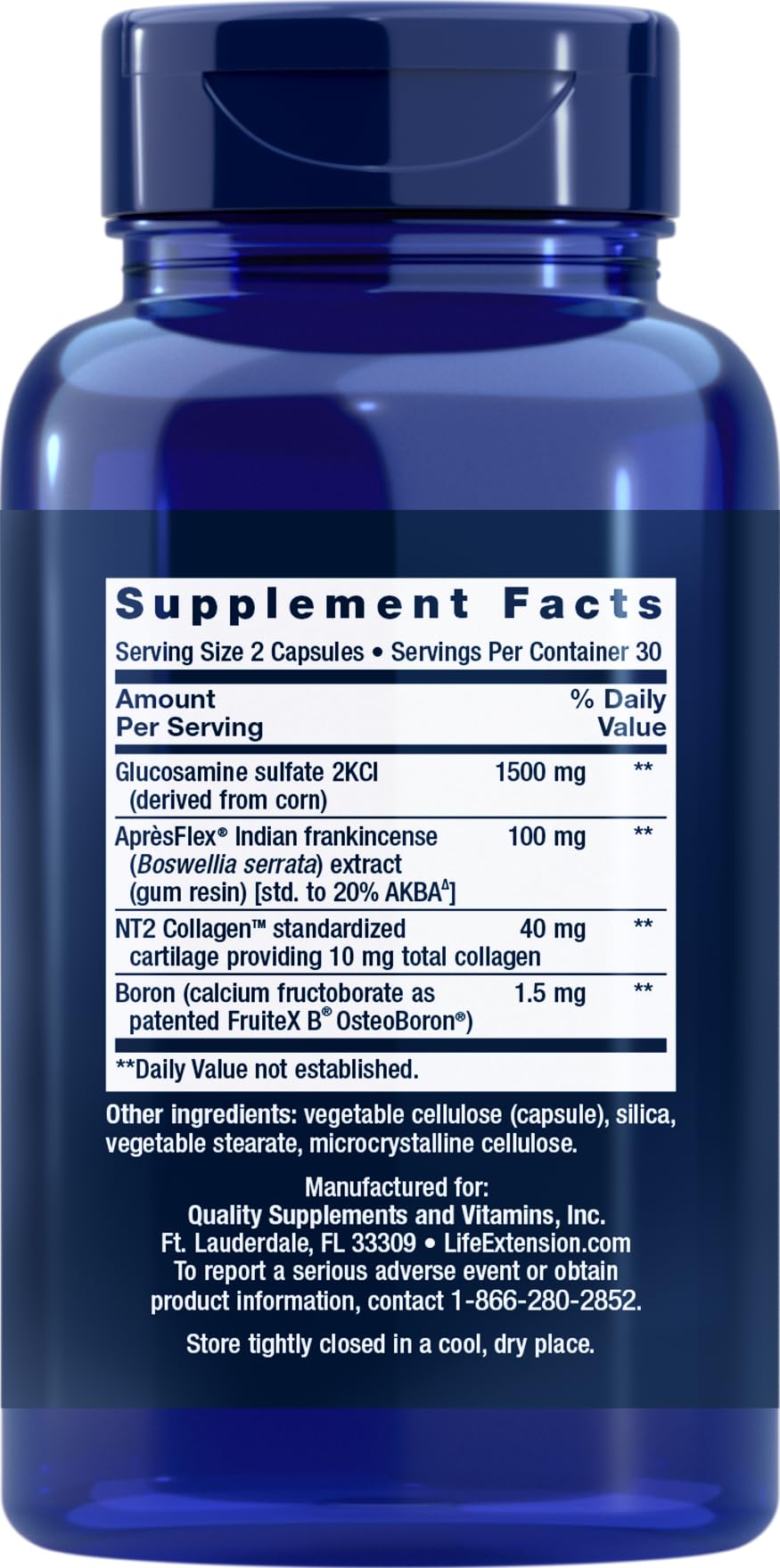 Life Extension ArthroMax Advanced with NT2 Collagen & ApresFlex, 60 Capsules (Pack of 2) - TrustMedUSA
