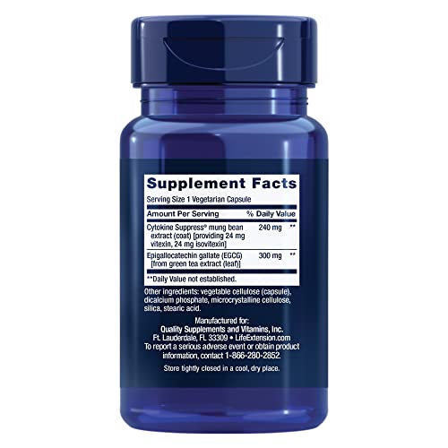 Life Extension Cytokine Suppress with EGCG, 30 Count - TrustMedUSA