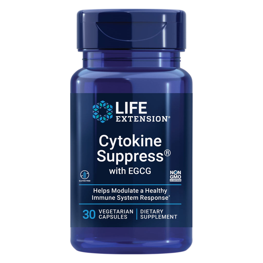 Life Extension Cytokine Suppress with EGCG, 30 Count - TrustMedUSA