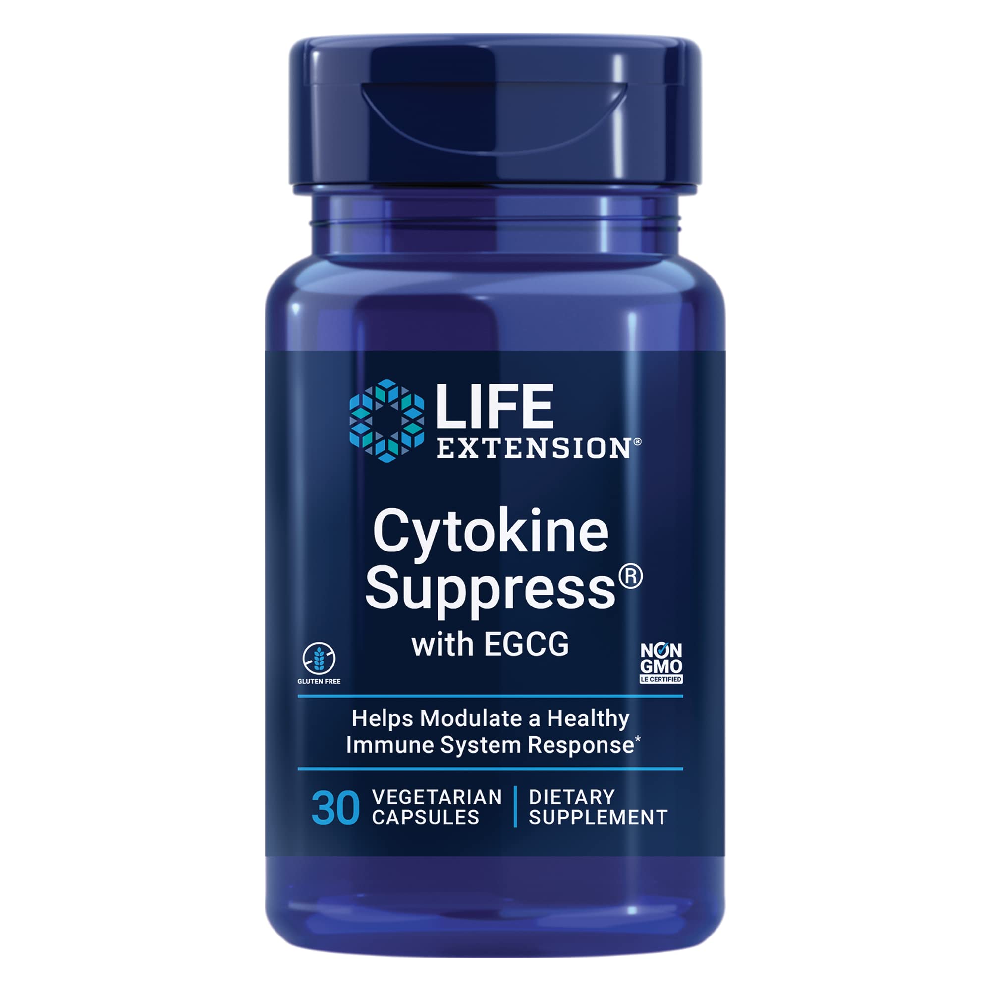 Life Extension Cytokine Suppress with EGCG, 30 Count - TrustMedUSA