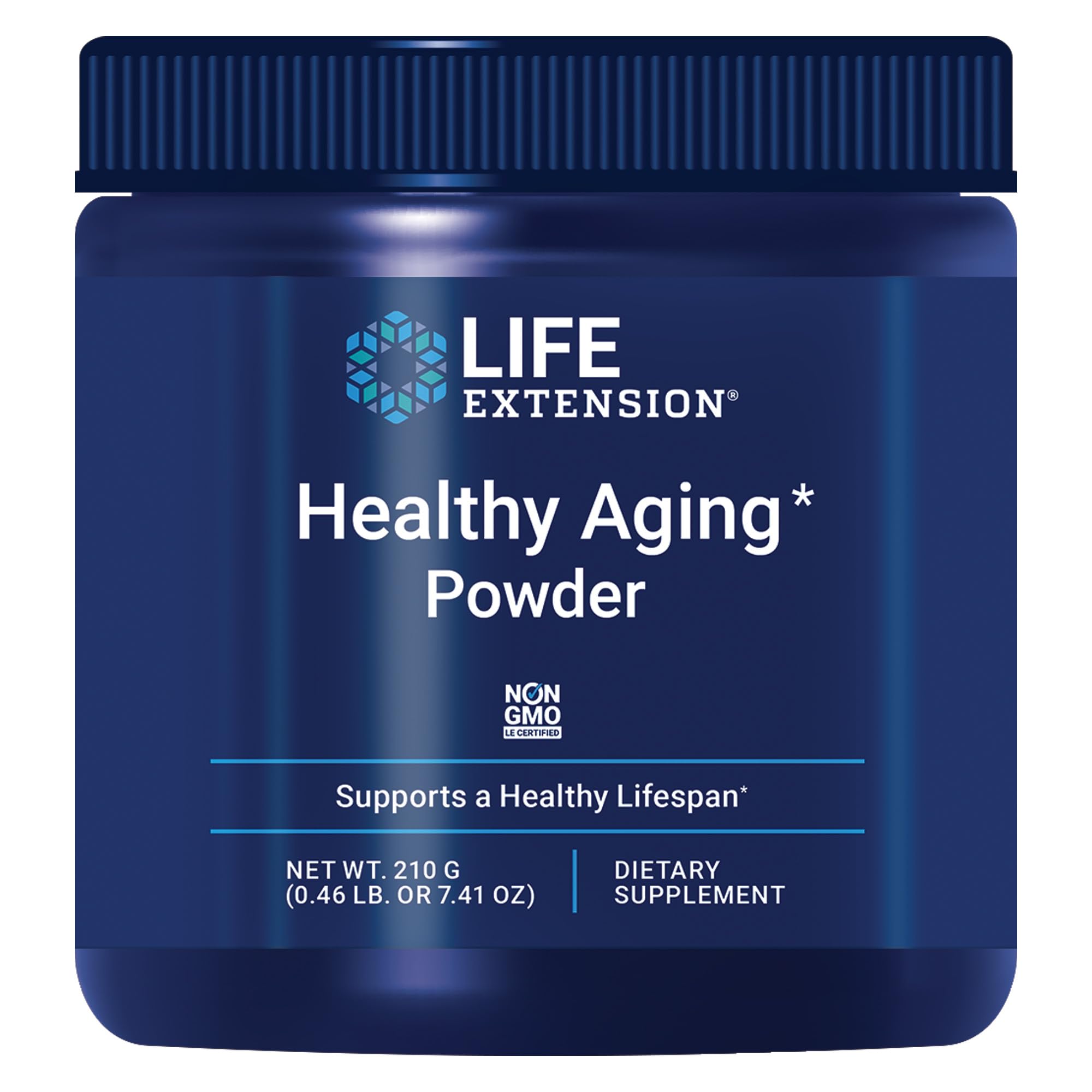 Life Extension Healthy Aging Powder, Healthy Aging Supplement, Heart Health, Brain Health, Exercise Performance, Taurine, Lithium, spermidine, Powder Blend, Non-GMO, Vegetarian, 30 Servings - TrustMedUSA