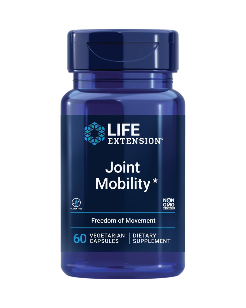 Life Extension Joint Mobility, relieves Minor Knee discomfort & Improves Range of Motion, Turmeric & Tamarind, Gluten-Free, Non-GMO, Vegetarian, 60 Capsules - TrustMedUSA