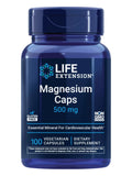 Life Extension Magnesium Caps, 500 mg, Magnesium Oxide, Citrate, and Succinate, Heart Health, Healthy Bones, Metabolism Support, 100 Vegetarian Capsules - TrustMedUSA