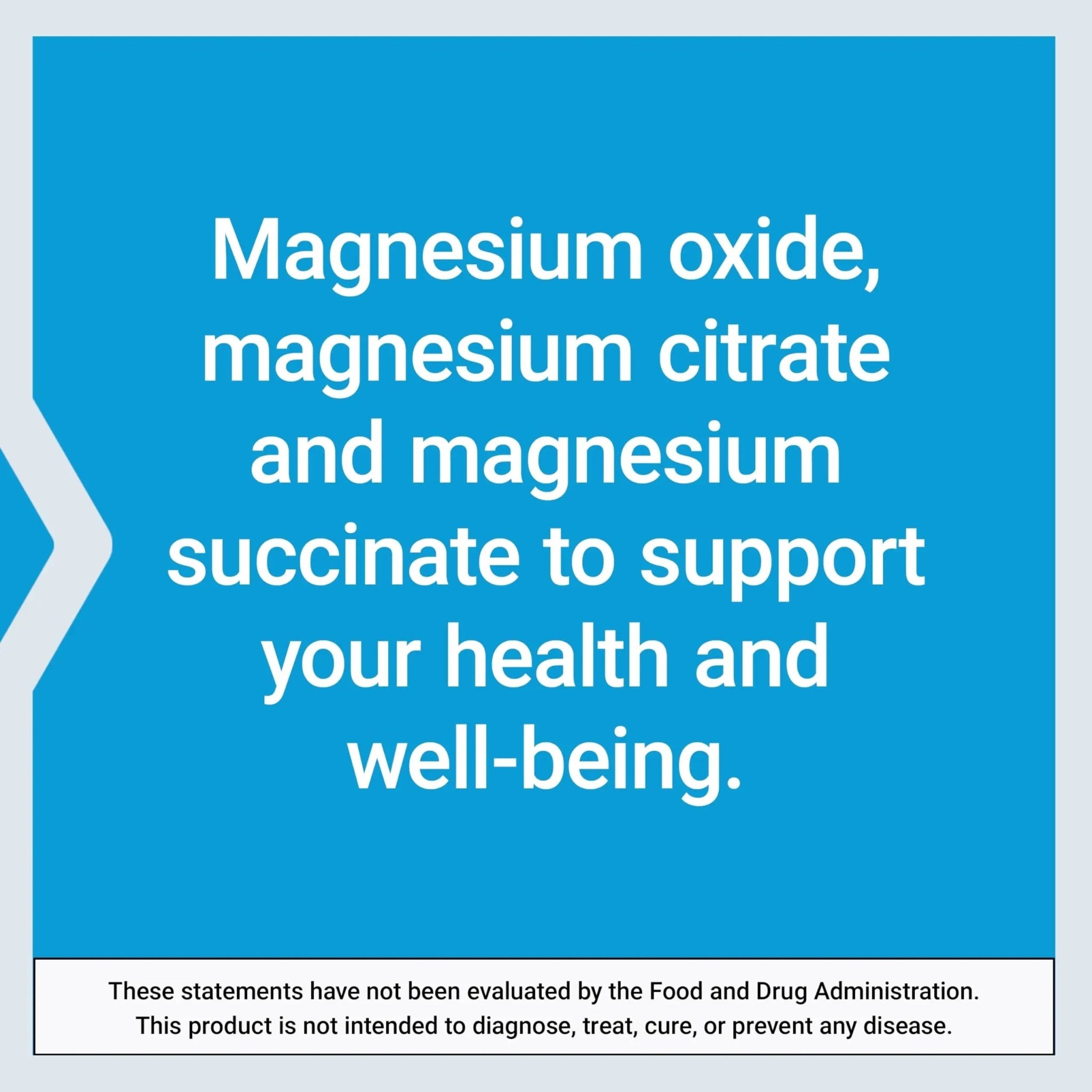Life Extension Magnesium Caps, 500 mg, Magnesium Oxide, Citrate, and Succinate, Heart Health, Healthy Bones, Metabolism Support, 100 Vegetarian Capsules - TrustMedUSA